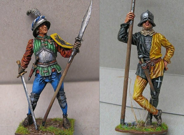 Figures: Swiss warriors