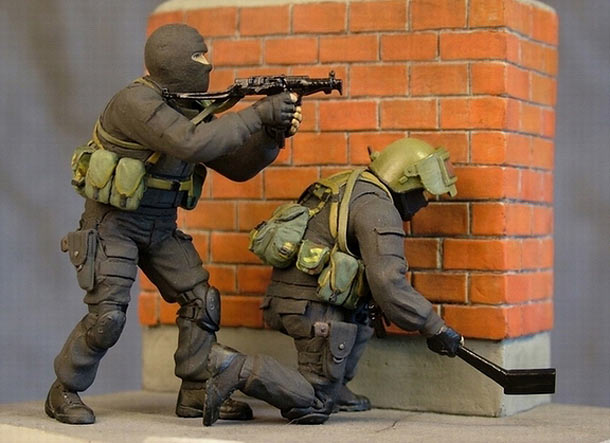 Dioramas and Vignettes: Russian special forces in action