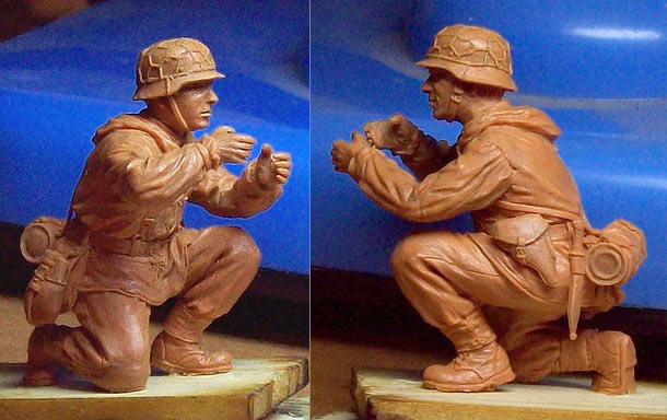 Sculpture: Panzerschrek crew, No 1