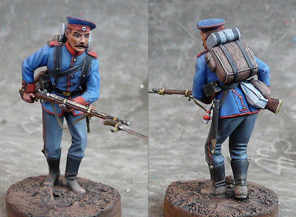 Figures: Prussian line infantry, 1870-71