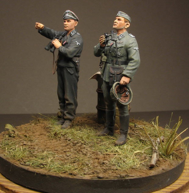 Dioramas and Vignettes: SS officers, operation Citadel, photo #2
