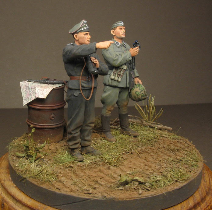 Dioramas and Vignettes: SS officers, operation Citadel, photo #7