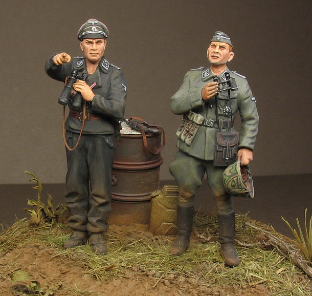 Dioramas and Vignettes: SS officers, operation Citadel