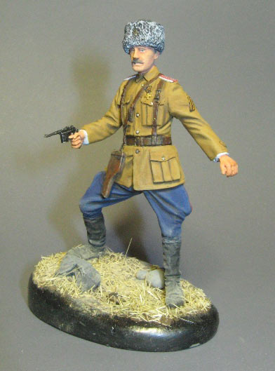 Figures: Far East army officer, Russian civil war, photo #1