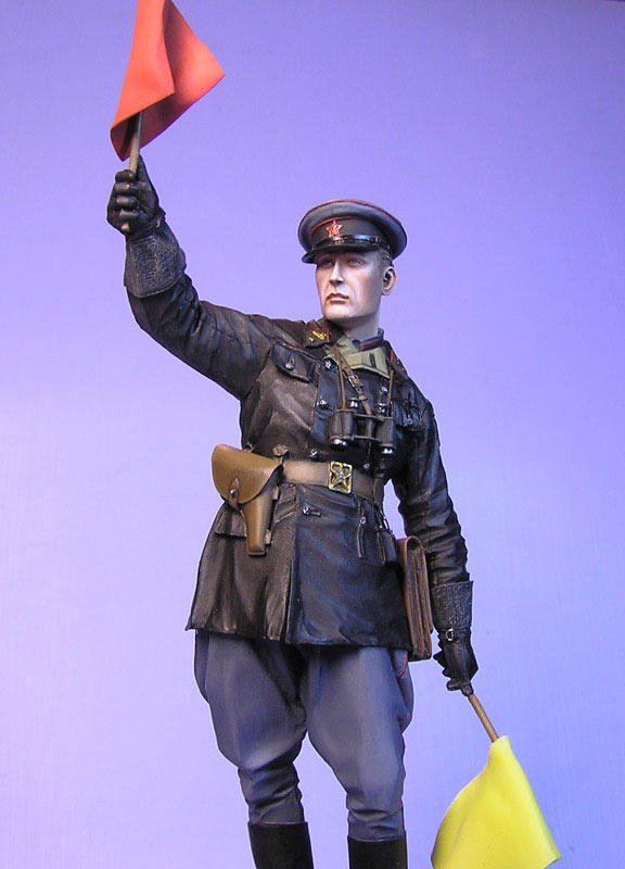 Figures: Junior lieutenant, Red Army armored troops, 1941, photo #4