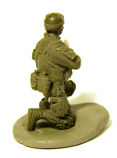 Sculpture: Delta Force trooper, Somalia, 1993, photo #5