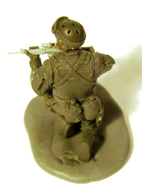Sculpture: Delta Force trooper, Somalia, 1993, photo #9