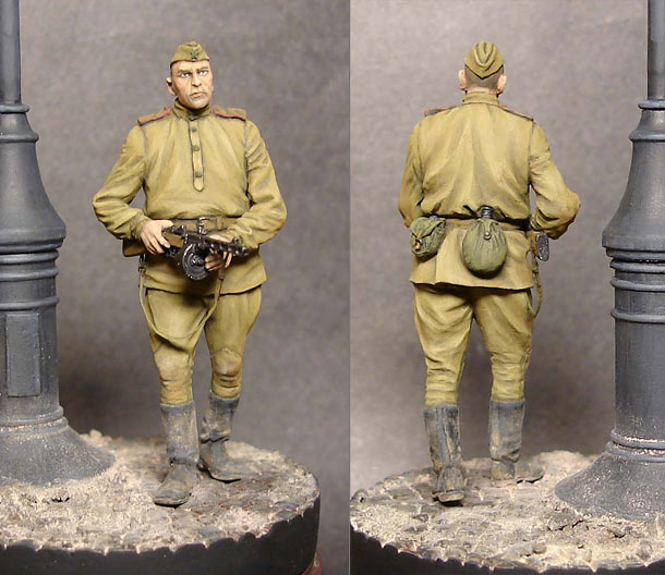 Figures: Soviet infantryman, 1943-45