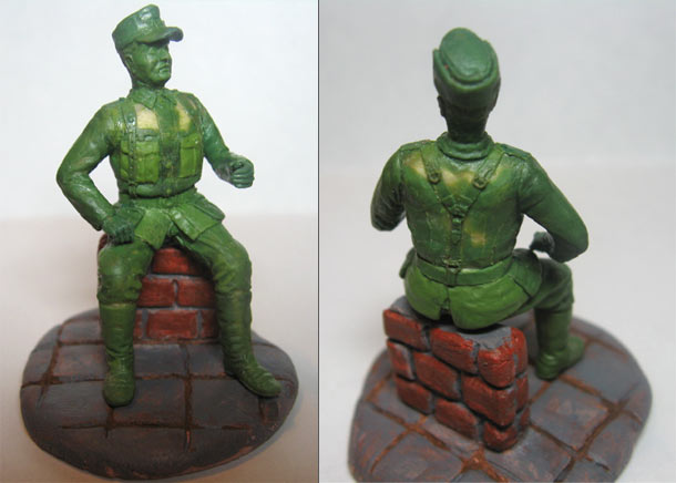 Sculpture: Wehrmacht unteroffizier