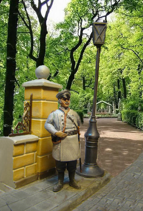 Sculpture: Russian policeman, late XIX century, photo #9