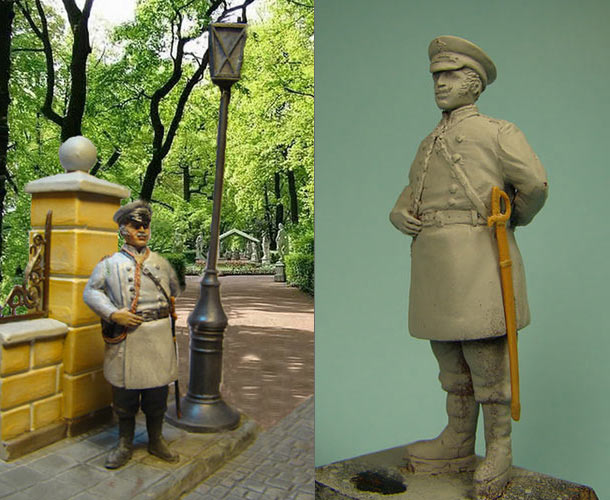 Sculpture: Russian policeman, late XIX century