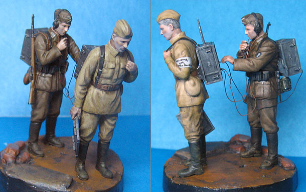 Figures: German signal troops