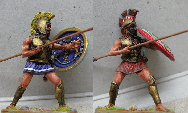 Figures: Greek hoplites