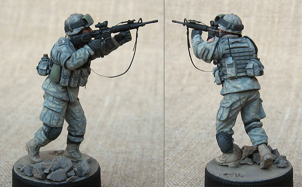 Figures: Trooper, 101st airborne div.