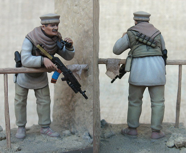 Figures: Commander of Soviet GRU Spetsnaz squad, Afghanistan