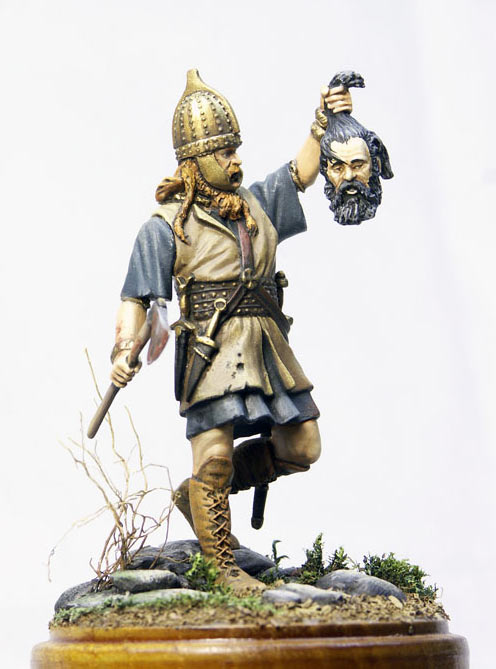 Figures: Celtic warrior, 1 B.C., photo #6
