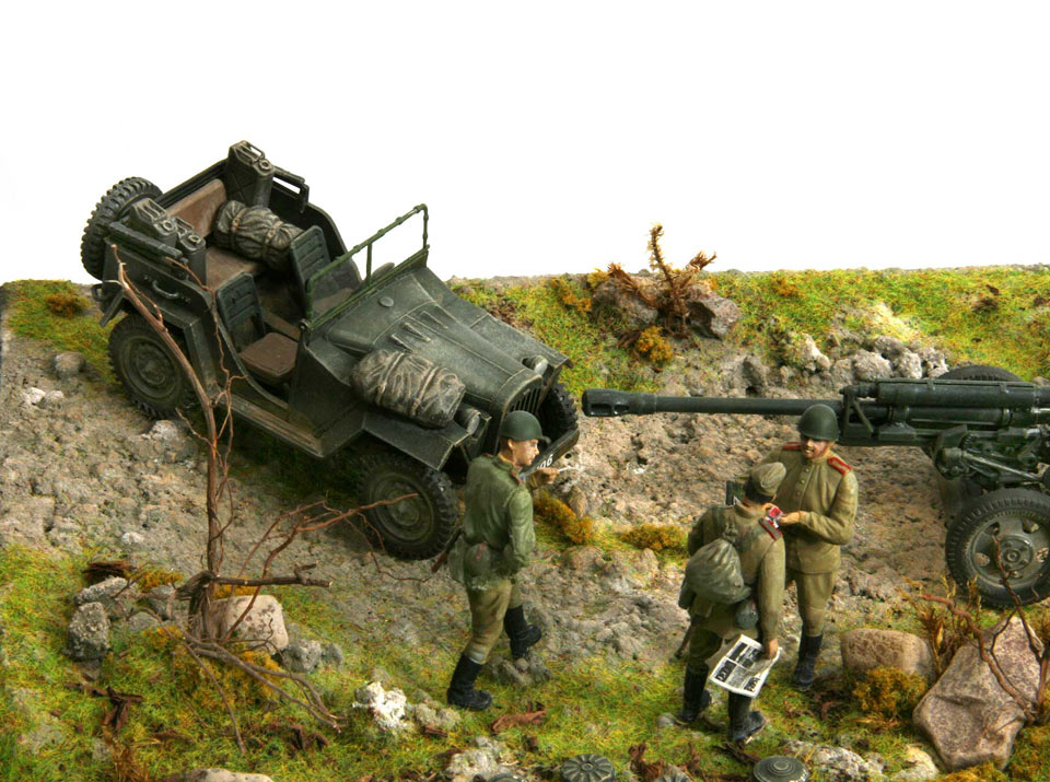 Dioramas and Vignettes: The road is clear. Moldavia, 1944, photo #2