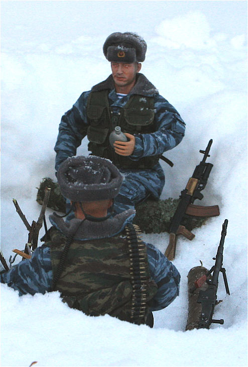 Miscellaneous: OMON troops, Chechnya, 2002, photo #3