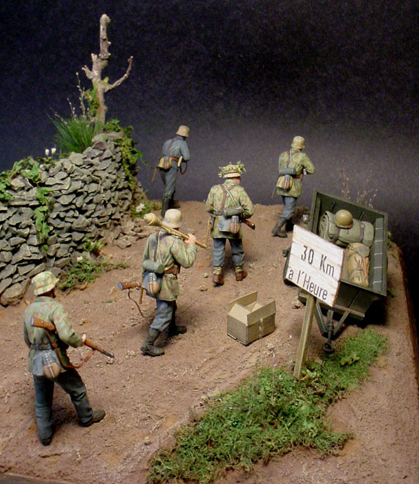 Диорамы и виньетки: 16-я полевая дивизия Люфтваффе, Нормандия, 1944, фото #3