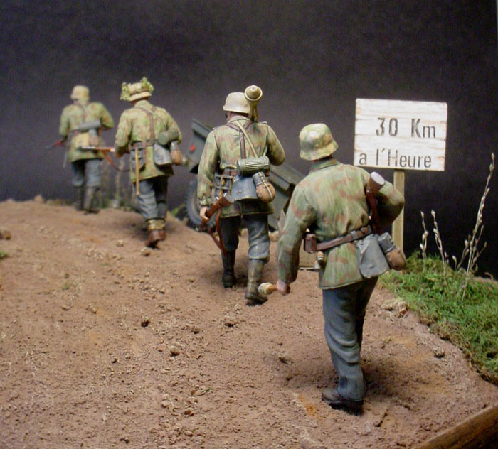 Диорамы и виньетки: 16-я полевая дивизия Люфтваффе, Нормандия, 1944, фото #6