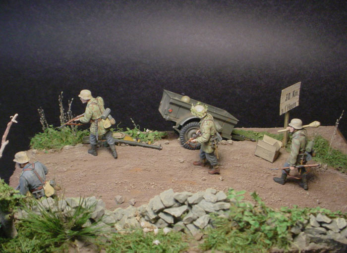 Диорамы и виньетки: 16-я полевая дивизия Люфтваффе, Нормандия, 1944, фото #7