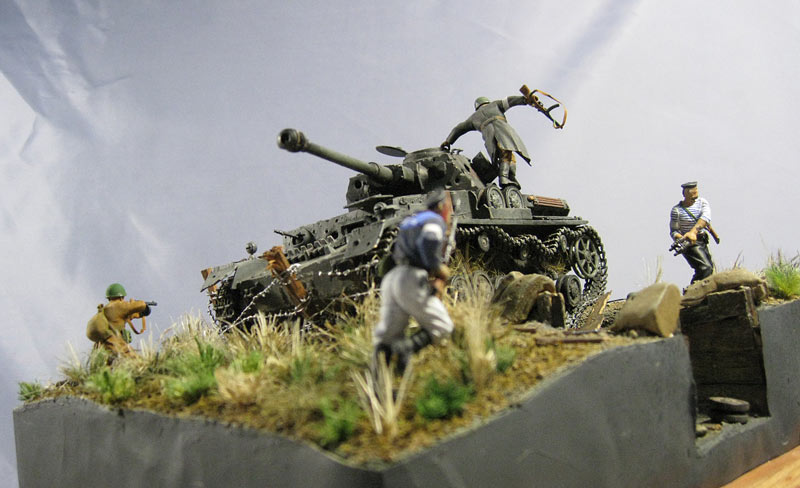 Dioramas and Vignettes: Kunikov's landing party in attack, photo #1