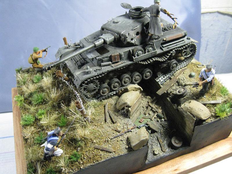 Dioramas and Vignettes: Kunikov's landing party in attack, photo #2