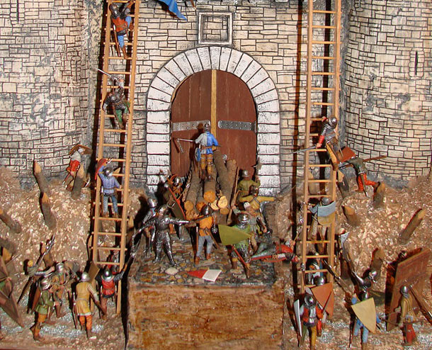Dioramas and Vignettes: Siege of the castle, XV century