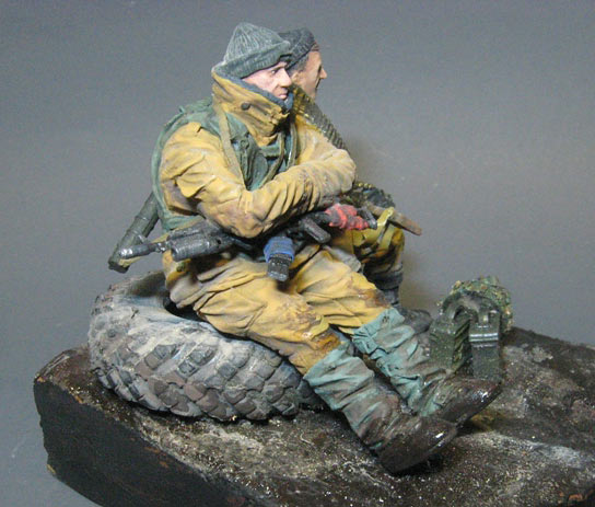 Dioramas and Vignettes: 33rd motorised infantry regt. troopers, Grozny, 1995, photo #5
