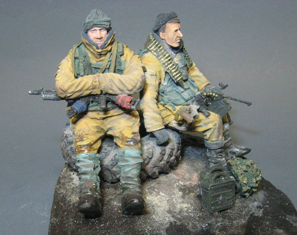 Dioramas and Vignettes: 33rd motorised infantry regt. troopers, Grozny, 1995, photo #6