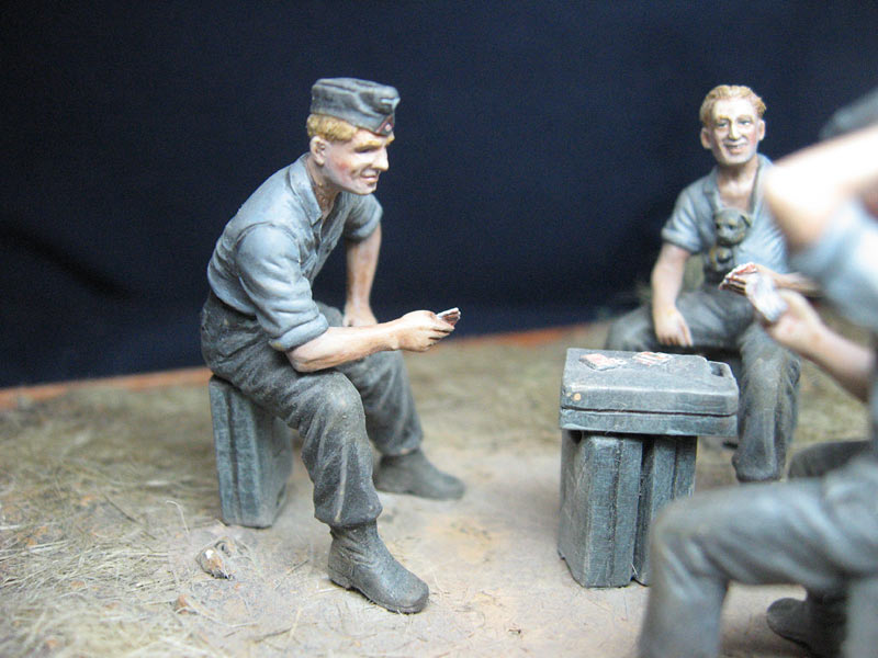 Dioramas and Vignettes: Four crewmen and the dog, photo #10