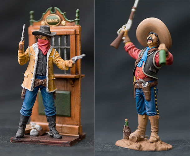 Figures: Cowboy and Mexican