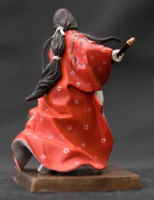 Figures: Samurai Woman and Ashigaru , photo #2