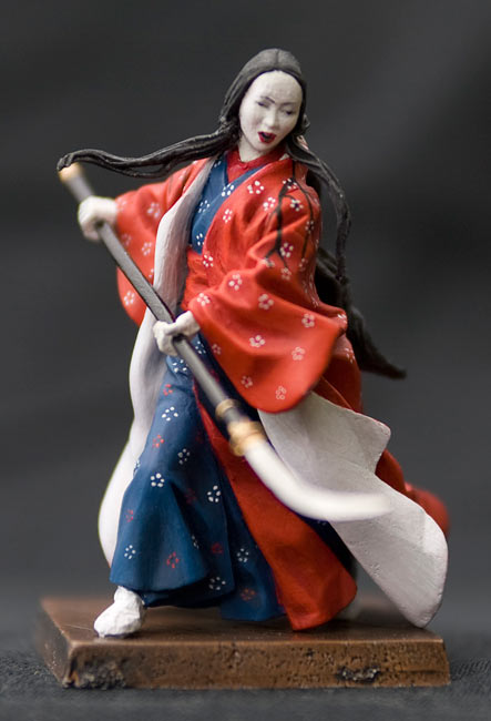 Figures: Samurai Woman and Ashigaru , photo #4