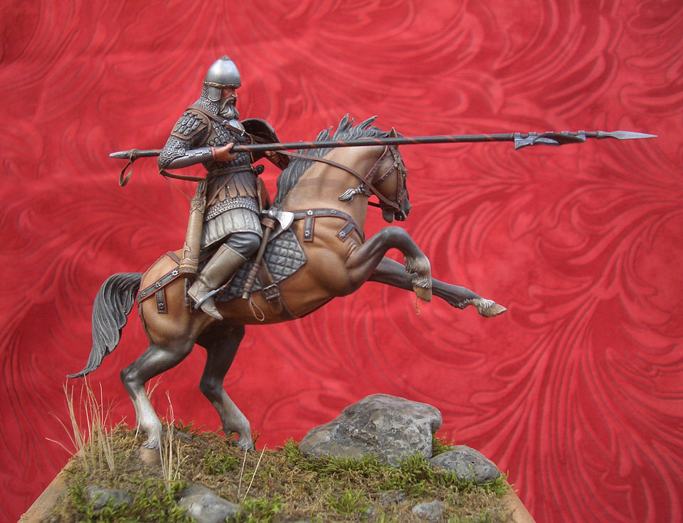 Figures: Russian Warrior, XIV century, photo #1