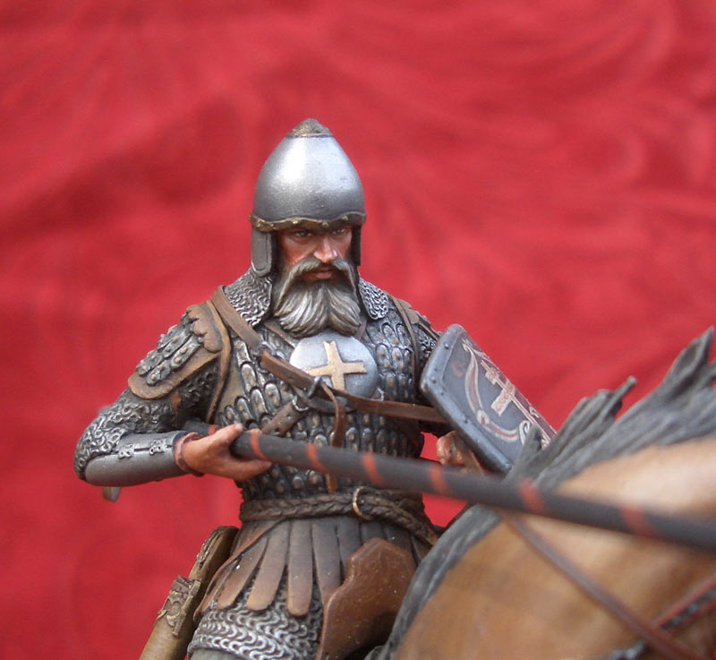 Figures: Russian Warrior, XIV century, photo #6