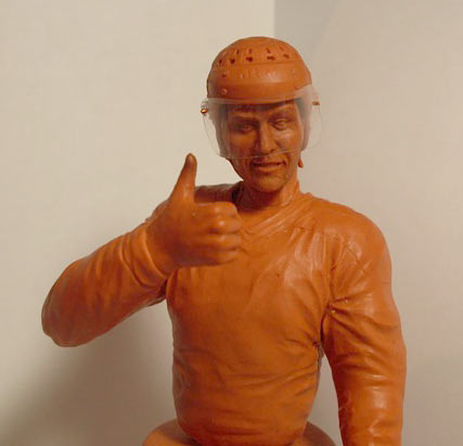 Скульптура: Яромир Ягр, нападающий ХК 