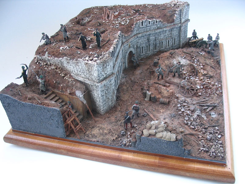 Диорамы и виньетки: Оборонительная башня Малахова кургана. Крымская война, фото #2