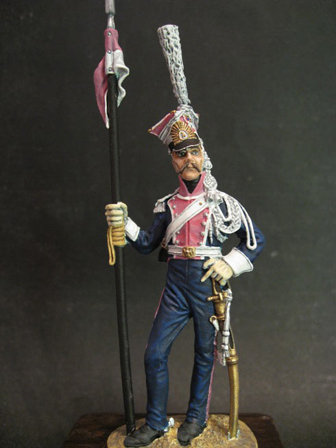 Figures: Lancer, 1st regt of Emperor's Guard. France, 1811, photo #2