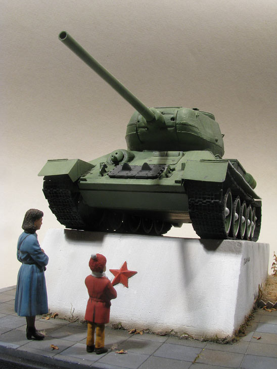 Диорамы и виньетки: Мама, а танк настоящий?, фото #3
