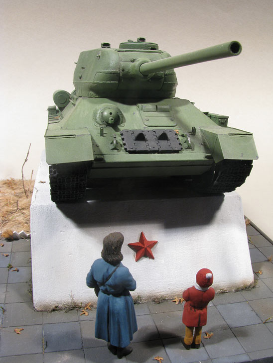 Диорамы и виньетки: Мама, а танк настоящий?, фото #4