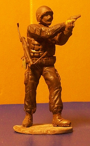 Sculpture: Russian special forces trooper, photo #1