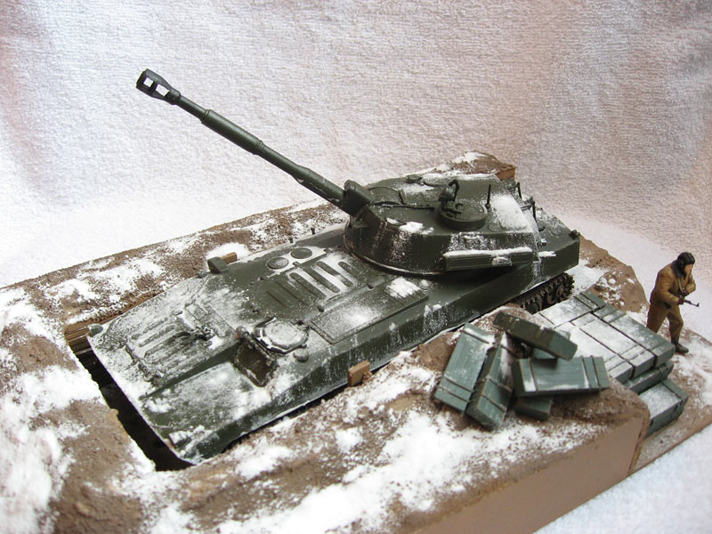 Dioramas and Vignettes: «Gvozdika» on the fire position, photo #1