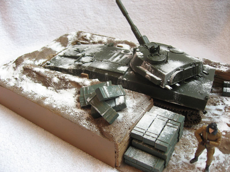 Dioramas and Vignettes: «Gvozdika» on the fire position, photo #2