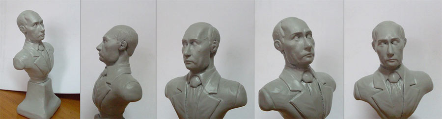 Sculpture: Dmitry Medvedev and Vladimir Putin, photo #2