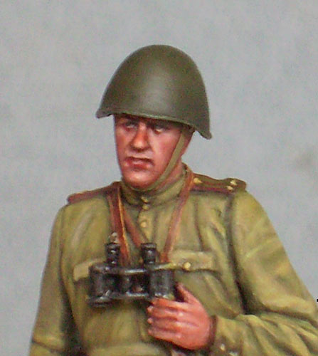 Figures: Red Army officer, summer 1943, photo #8