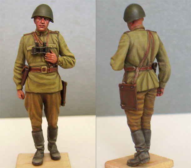 Figures: Red Army officer, summer 1943