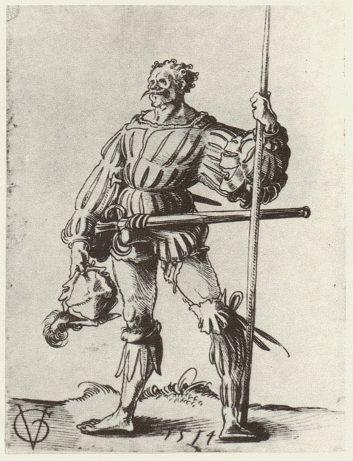 Figures: Landsknecht with pike, photo #5
