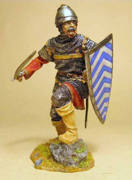 Figures: Bysantian warrior, XIV century, photo #1