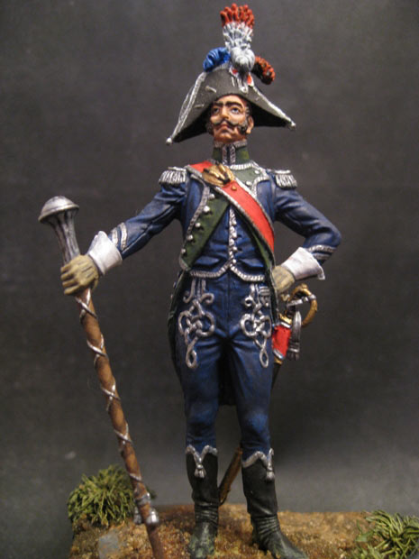 Figures: Tambour-major, 8th light regt., France 1809, photo #2